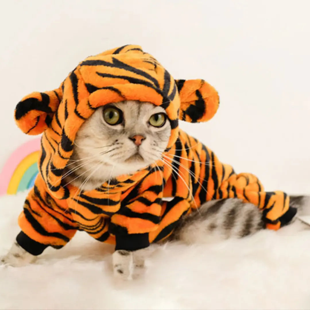 Roupa de Tigre para Pet.