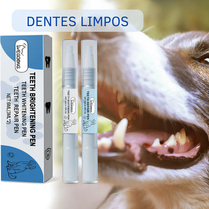 Caneta Yebong™ com Gel para Limpeza Bucal de Animais. [COMPRE UM e LEVE DOIS]